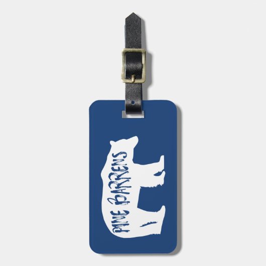 Pine Barrens Beer Bagagelabel (Voorkant verticaal)