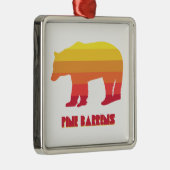 Pine Barrens-beer Metalen Ornament (Rechts)
