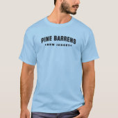 Pine Barrens, New Jersey - Black T-shirt (Voorkant)