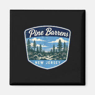 Pine barrens New Jersey bos natuur buiten Magneet
