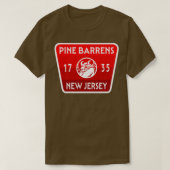 Pine Barrens New Jersey Devil T-shirt (Design voorkant)
