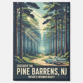  Pine Barrens New Jersey Reizen Magneet