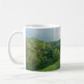 Pine Bend Bluff Overkijkend Valley Woodlands Koffiemok (Links)