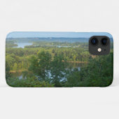 Pine Bend Bluffs over de Mississippi rivier Case-Mate iPhone Case (Achterkant (horizontaal))