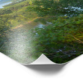 Pine Bend Bluffs over de Mississippi rivier Foto Afdruk (Hoek)