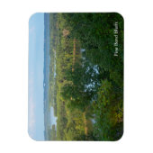 Pine Bend Bluffs over de Mississippi rivier Magneet (Verticaal)