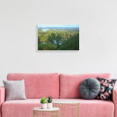 Pine Bend Bluffs uitkijkend over Mississippi River Canvas Afdruk (Insitu (Woonkamer))
