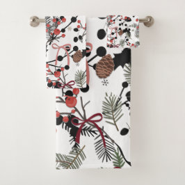Pine & Berry Badkamer Handdoek Set