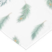 Pine Berry-Waterverf met kerstgroene  Tafelkleed (Gekanteld)