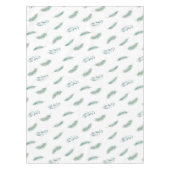 Pine Berry-Waterverf met kerstgroene  Tafelkleed (Voorkant)