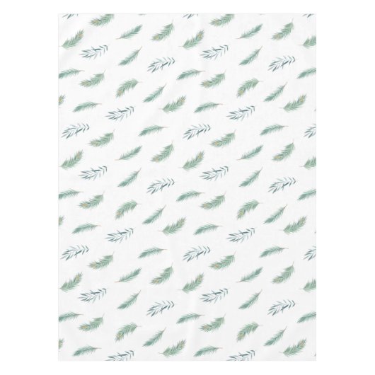 Pine Berry-Waterverf met kerstgroene Tafelkleed (Voorkant)