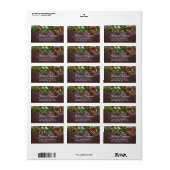 Pine bevat bijtende boodschap voor retournering etiket (Full Sheet)