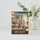 Pine Bluff, Arkansas | Oude ansichtkaart Briefkaart (Staand voorkant)