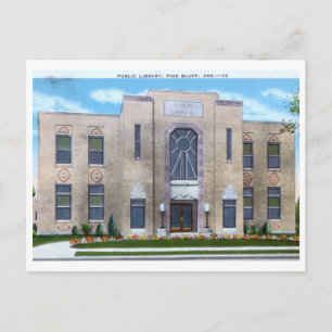 Pine Bluff, Vintage van Arkansas Briefkaart
