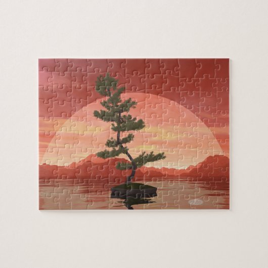 Pine bonsai - 3D rendering Legpuzzel (Horizontaal)