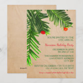 Pine Boom Tak - Kerstfeest Uitnodiging (Voorkant / Achterkant)