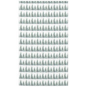 Pine-boomsneeuwscène Winter Kerstmis Tafelkleed (Voorkant)