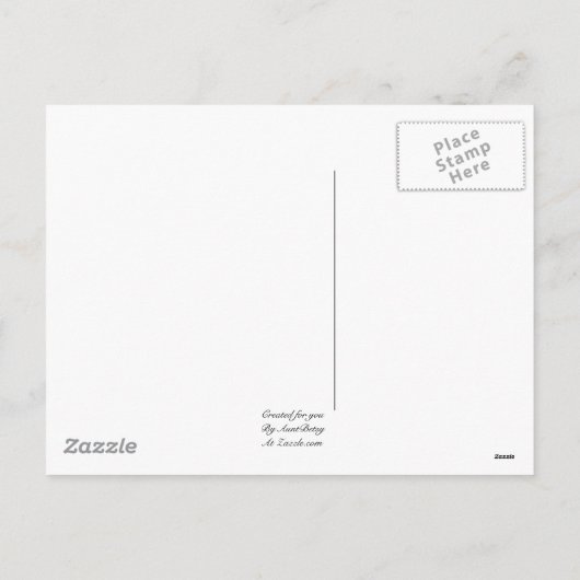 Pine Border Kerstfoto Briefkaart (Achterkant)