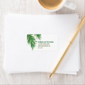 Pine Bossen Waterverf | Adres Etiket (Insitu)