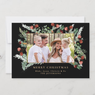 Pine Boughs & Berries Foto: Black Kerstmis