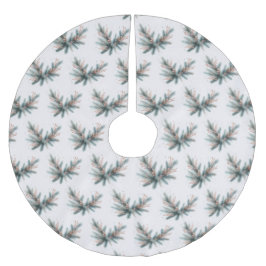 Pine Boughs Dusty Pink Stems Kerstboom Rok