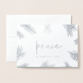 Pine Boughs | Vakantiedorf Folie Kaarten (Voorkant met envelop)