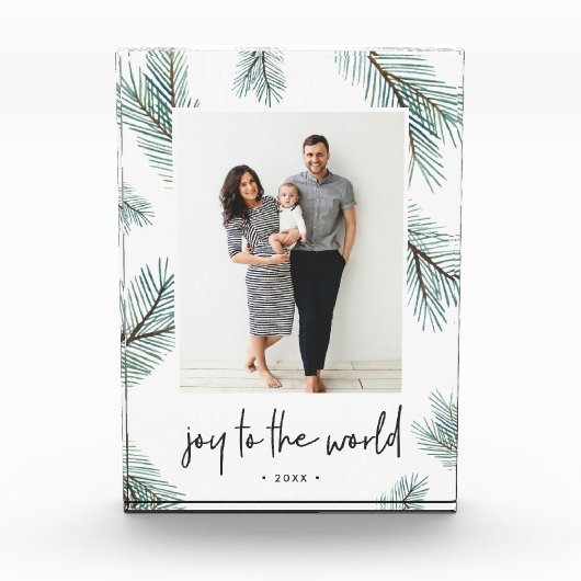 Pine Boughs | Vakantieveld fotoblok (Voorkant)