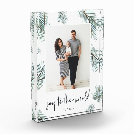 Pine Boughs | Vakantieveld fotoblok (Links)