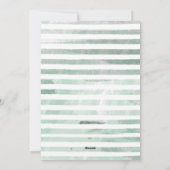 Pine Boughs Waterverf VAKANTIE GROETJES Foto Feestdagenkaart (Achterkant)