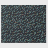 Pine Branch Sprinkle Cadeaupapier (Vlak)