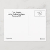 Pine Branch, Sumi-e Briefkaart (Achterkant)