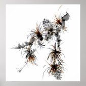 Pine Branch, Sumi-e Poster (Voorkant)