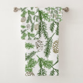 Pine Branches Bad Handdoek (Insitu)