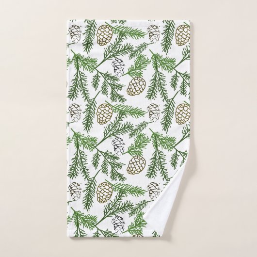 Pine Branches Bad Handdoek (Handdoek)