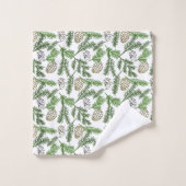 Pine Branches Bad Handdoek (Wasdoekje)