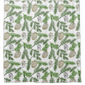 Pine Branches Douchegordijn (Voorkant)