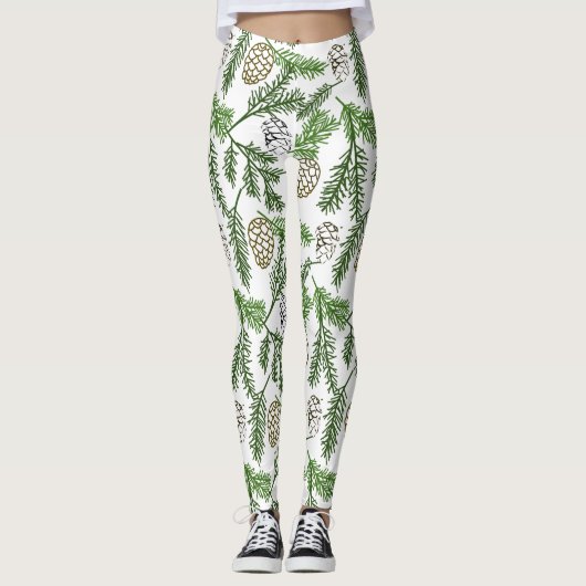 Pine Branches Leggings (Voorkant)