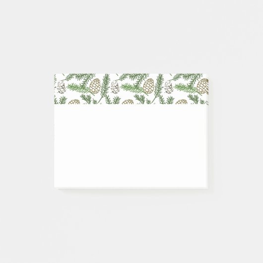 Pine Branches Post-it® Notes (Voorkant)