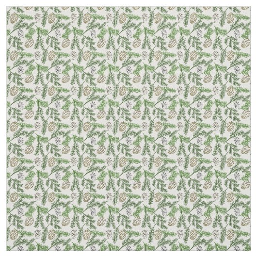 Pine Branches Stof (Swatch)