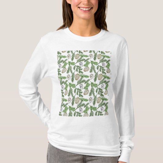 Pine Branches T-shirt (Voorkant)