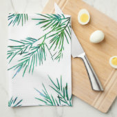 Pine Branches Theedoek (Quarter Fold)