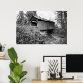 Pine Brook Bridge Poster (Thuiskantoor)