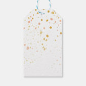 Pine Burlap en Cinnamon Sticks Kerstmis Cadeaulabel (Achterkant)