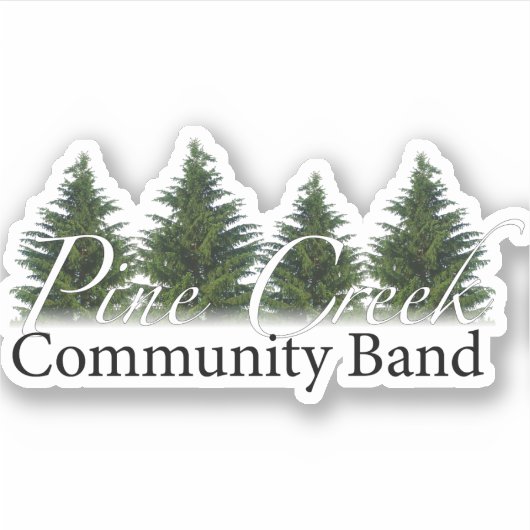 Pine Ceek Band Stickers (Voorkant)