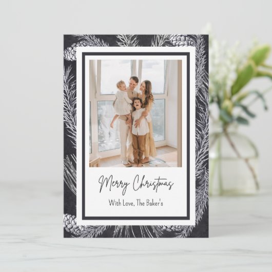 PINE CHRISTMAS KAART (Staand voorkant)