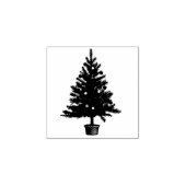 Pine Christmas Tree Holiday Rubberstempel (Afrduk)