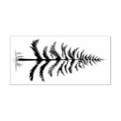 Pine Christmas Tree Twiggy Spruce Rubberstempel (Afrduk)