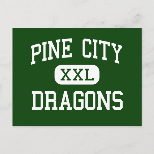 Pine City - Dragons - High-Pine City Minnesota Briefkaart (Voorkant)
