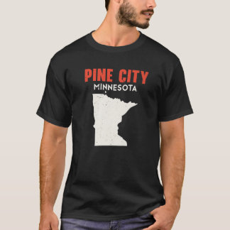 Pine City Minnesota USA Staat Amerika Reizen Minne T-shirt