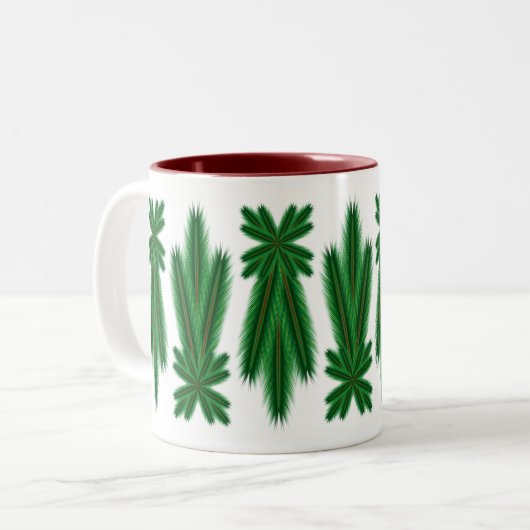 Pine Comet 11oz. Mok - Maroon (Voorkant links)